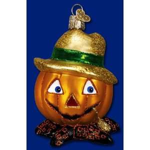  COUNTRY BUMPKIN Pumpkin Halloween Ornament Old World