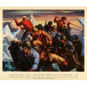   Coast Guard Commando Thomas Art   Original Color Print