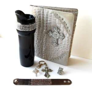 Rhinestone Bling Bling Gift Set with iPad 2 3 Case Cover & Black Bling 