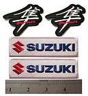 Suzuki Hayabusa MOTORCYCLE MOTOGP Racing Team Cloth Iron Sew on Badges 