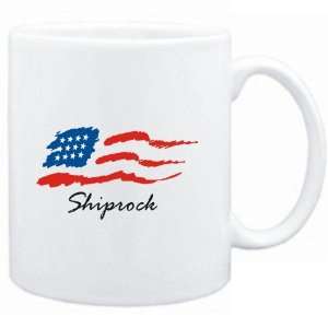 Mug White  Shiprock   US Flag  Usa Cities  Sports 