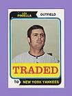 1974 Topps Traded Lou Piniella #390 Yankees NM+/NMMT *4