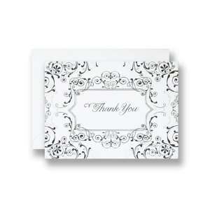  Thank You Notes   Black Scroll