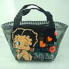 Betty Boop Tote Handbag Lunch box Bag sac black BT LIP2