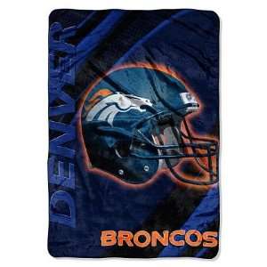  Denver Broncos 62x90 076 Fleece Throw Blanket: Home 