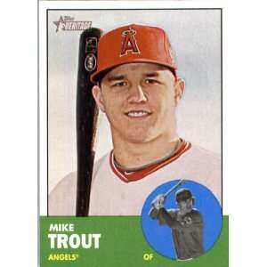  2012 Topps Heritage MIKE TROUT RC: Sports & Outdoors