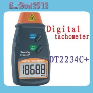 Tondaj Digital Laser Tachometer 2.5 100000RPM DT 2234C+  