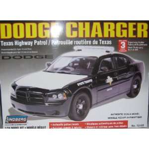  Lindberg 1/24 Texas State Police Dodge Charger KIT: Toys 