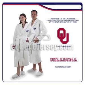 Oklahoma Sooners Terry Cloth Robe Memorabilia.  Sports 