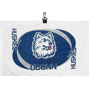  Connecticut Huskies NCAA Printed Hemmed Towel: Sports 