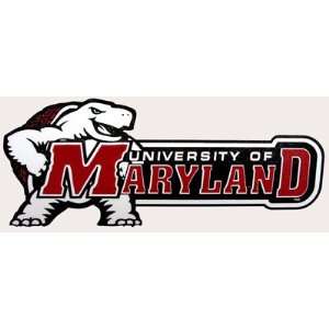  of Maryland Terrapins Decal,long Terp W/Umd