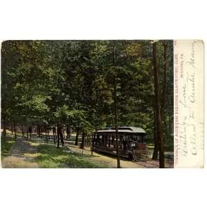 1906 Vintage Postcard Terminus of Mountain Railroad, Klapperthal Glen 