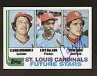 GENE ROOF 1982 TOPPS SIGNED # 561 CARDINALS  