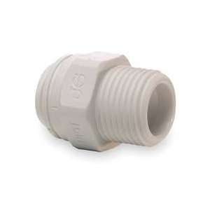 Male Connector,tube Od 1/4 In,poly,pk 10   JOHN GUEST:  