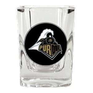  PURDUE BOILERMAKERS SQUARE OFFICIAL 2oz SHOT GLASS: Sports 