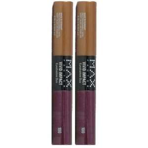 : Max Factor Vivid Impact Eyeshadow Duo #100 BRASSY BERRY (Qty, of 2 
