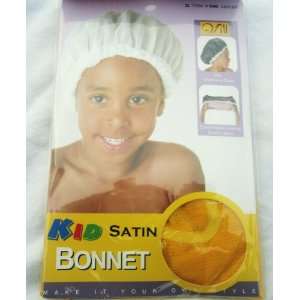  Kid Satin Bonnet   Yellow 