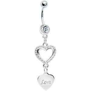  Close to My Heart Belly Ring: Jewelry