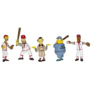  Simpsons Homer at the Bat baseball mini figures set: Toys 