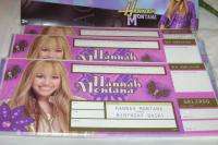 Disney Hannah Montana Ticket Party Invitations X 24 NEW  