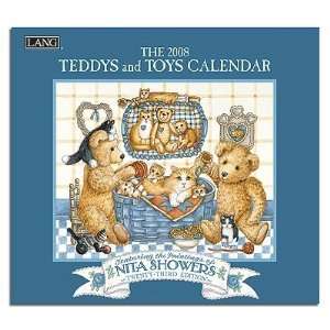  Teddys & Toys by Nita Showers 2008 Lang Wall Calendar 