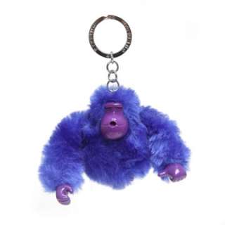 Kipling Hairy Collectable Monkey Keychain Blue  