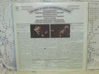 TCHAIKOVSKY MENDELSSOHN STERN ORMANDY Columbia M 31835  