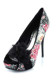 WHITE FLORAL PEEP TOES HIGH HEELS EVENING/PARTY DESIGNER FASHION 