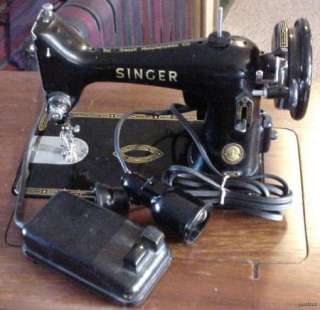 Antique Singer Sewing Machine Dec 6, 1954 99K NR  