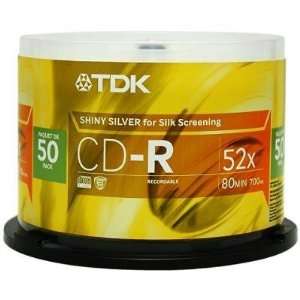  Tdk Electronics 48x Cd R Media 700mb/80 Minutes Capacity 