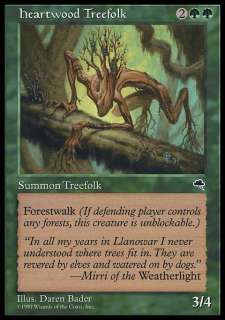 4x U Heartwood Treefolk 4x U Horned Sliver 4x U Imps Taunt