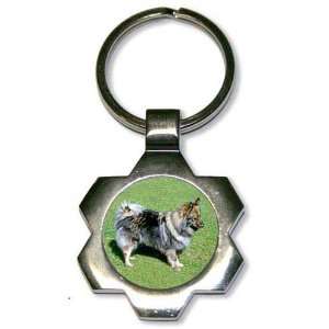  German Mittle Spitz Star Key Chain