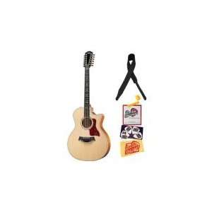  Taylor 654ce 12 String Grand Auditorium Cutaway Acoustic Electric 