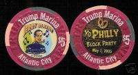 Jerry Blavat Atlantic City Casino Chip 2005 marina  