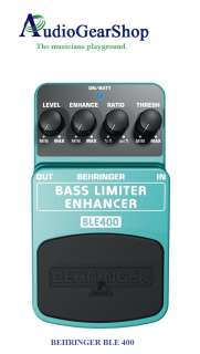 Behringer BLE400 Ultimate Dynamics Effects Pedalmi BLE 400  