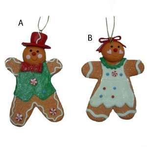  Gingerbread Man or Woman Ornament: Home & Kitchen