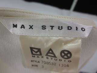 MAX STUDIO Light Yellow Sleeveless Sheer Tank Shirt 3  