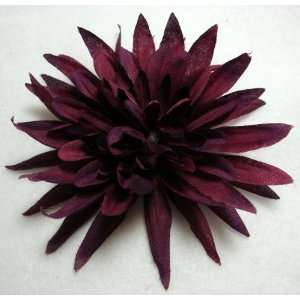  Fall Plum Purple Mum Flower Hair Clip and Pin Beauty