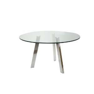   Collection ER 1032 17 Tappeto Dining Table Glass: Furniture & Decor