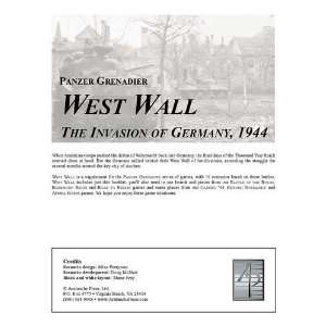  APL: Panzer Grenadiers West Wall, the Invasion of Germany 