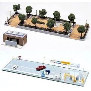  Kato N Scale Built Up Park Scene Toys & Games