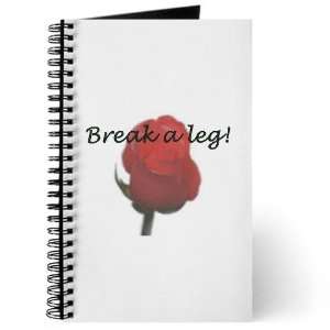 Break a Leg Autograph Book Theatre Journal by CafePress 