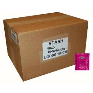 Stash Tea Company Wild Raspberry Herbal Tea, 8.58 Pound Bags:  