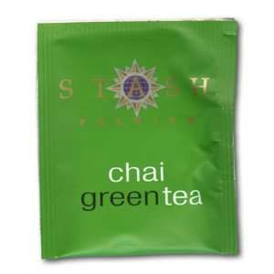 Stash Chai Green Tea  10 Teabags:  Grocery & Gourmet Food