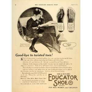   Shoe Rice Hutchins Bones Foot Feet   Original Print Ad