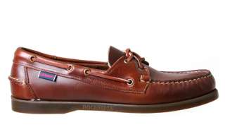 Sebago Mens Boat Shoes B72743 Docksides Brown Leather  