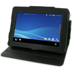   Black Leather Case for Fujitsu STYLISTIC Q550 Slate PC: Electronics