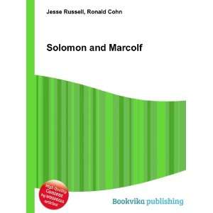  Solomon and Marcolf Ronald Cohn Jesse Russell Books