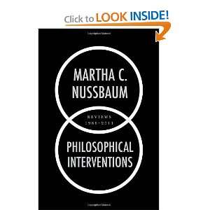    Reviews 1986 2011 [Hardcover] Martha C. Nussbaum Books