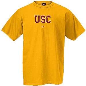  Southern California Trojans Gold Classic College Tee Shirt 